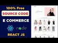E Commerce Web App using React Js Tailwind CSS Stripe Source Code 100 free code
