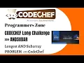 Longest AND Subarray ANDSUBAR Codechef Long October October Challenge 2021 Division 3 Rated
