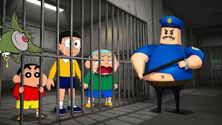 Nobita, Shinchan & Jack Masao Got Trapped In Jail!😱