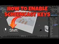 How to Enable Screencast Keys in Blender 5 0 1 - Direct Extension No Download Needed
