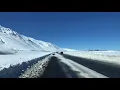 Driving Highway 395 into Mammoth Mountain after Late-January Storm