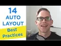 14 Auto Layout Best Practices for Xcode 9 and iOS 11 using Storyboards