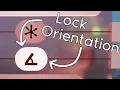 Lock The Orientation Of An Object Dreams Tutorial