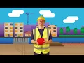 Puistopartio - Pallo pomppii työmaalla | Lastenlauluja työkoneista