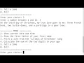 CSC 109 Shell Script Assignment Demo