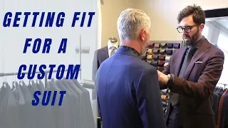 Daniel George Menswear Part 1 Getting Measured 