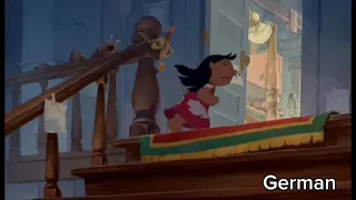 lilo and stitch go to your room one line multilanguage 
