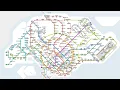 Greater Singapore Transit Map - Google Drawing Editing Timelapse
