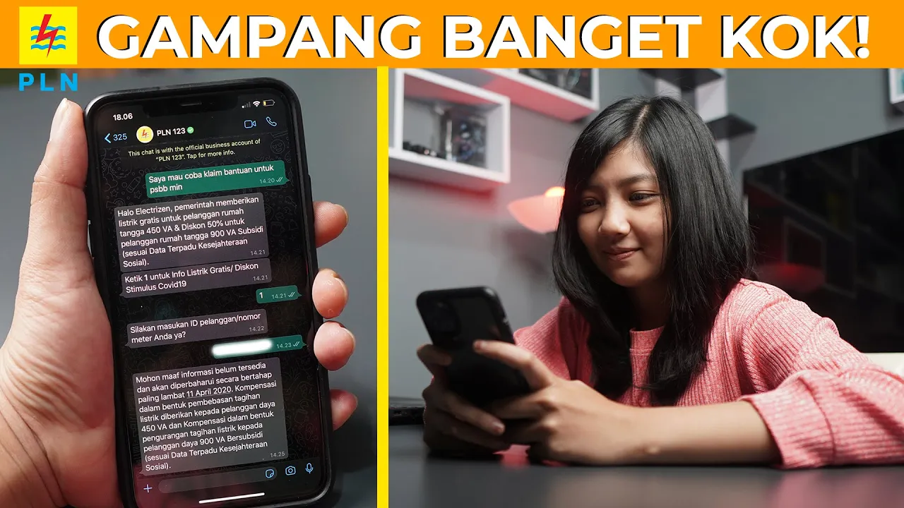 Program Listrik Gratis Diperpanjang sampai Bulan Maret 2021. 