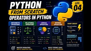 Operators in Python Python From Scratch Lec 04