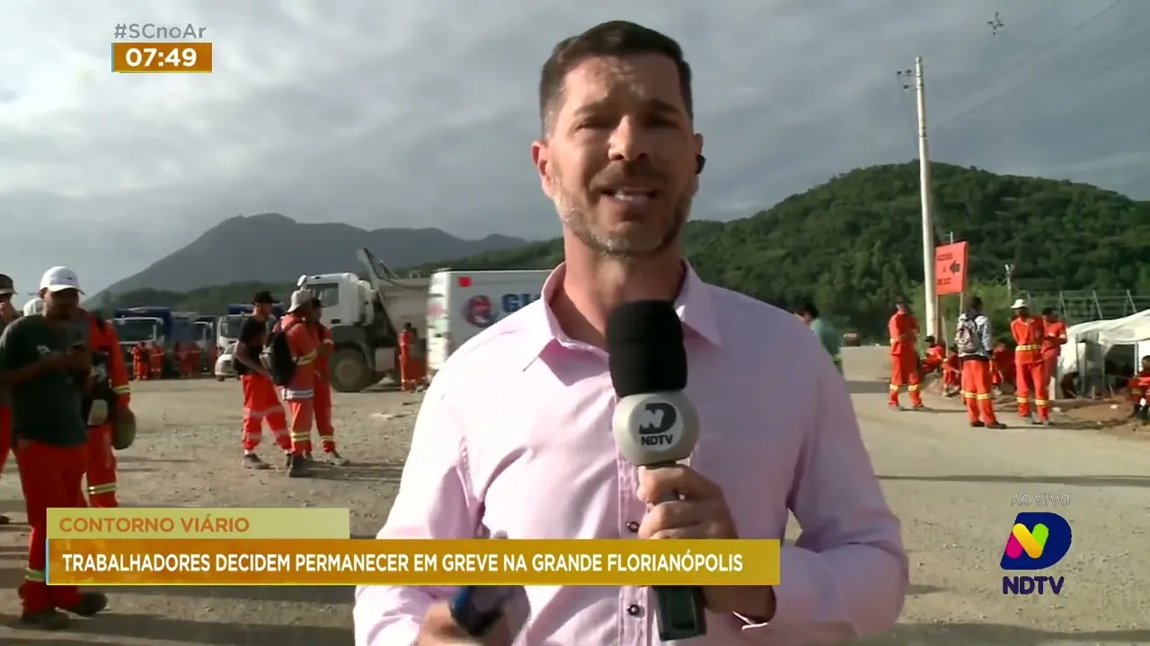 Trabalhadores do Contorno Viário da Grande Florianópolis reúnem-se em assembleia nesta terça-feira