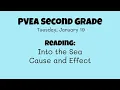 Reading Second Grade Into the Sea