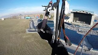 USANA Amphitheater by Paramotor