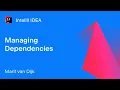 IntelliJ IDEA Managing Dependencies