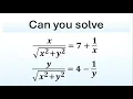 Amazing Algebraic Equations | Can You Solve? | Harvard-MIT
