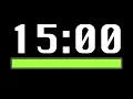 15 Minute Timer Progress Bar - 4K 60 FPS