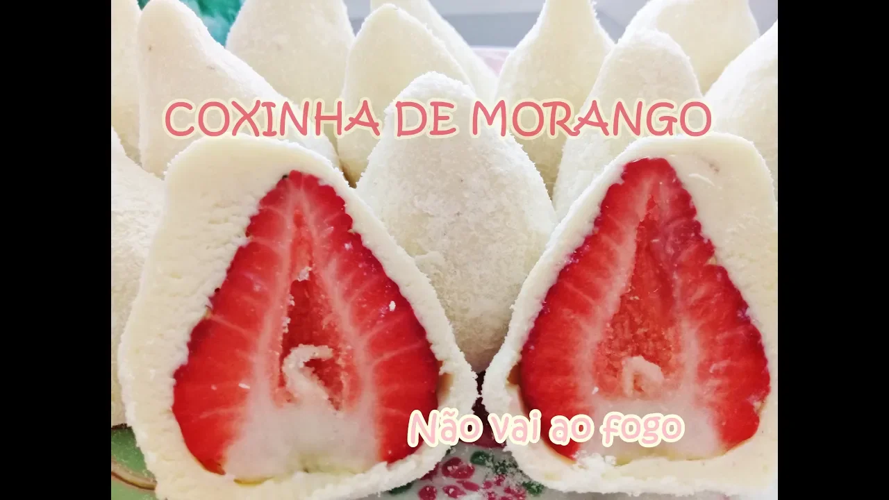 COXINHA DE MORANGO! NÃO VAI AO FOGO! FAÇA E VENDA