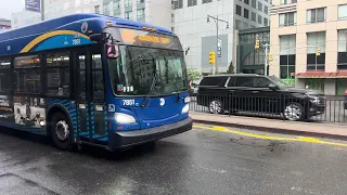 MTA New York City Bus 2022 New Flyer XD40 Xcelsior On The B52 Adams St BK Supreme Court