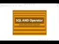 17 - SQL AND Operator