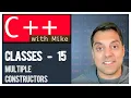 Classes part 15 - Inheritance calling different constructors Modern Cpp Series Ep 51