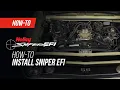 Holley How To Install Sniper EFI