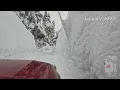 Donner Pass Snow Depth Jan vs March - Driving Comparison