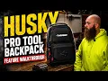 Husky Heavy Duty Pro Tool Backpack Every Pocket Feature My Honest Thoughts by GettinJunkDone