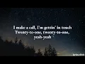 Dave - Twenty to One [LYRICS]