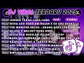 Lagu DJ TIKTOK TERBARU 2025🎵DJ JANGAN TUNGGU LAMA LAMA🎵DJ SEDIA AKU SEBELUM HUJAN