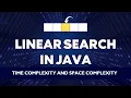 Linear Search Algorithm Implementation Using java Data Structure and Algorithm