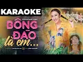 Karaoke Beat Chuẩn | Bông Đào Là Em - Nguyễn Huỳnh Như | Cô Gái Bông Đào OST