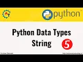 21 Python Data Types - Strings Part5 Python Tutorial For Beginners Python KrishnaSakinala