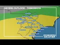 FIRST ALERT Tracking potential severe storms on Sunday Myrtle Beach S C