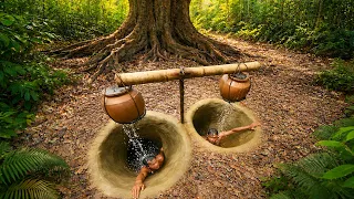 Build Tunnel Private Underground Hidden Two Water Slide To Tunnel Pools , Real Life