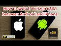 How to Switch Verizon eSIM Between Android and iPhone - Keep Your Number and Plan