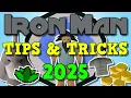OSRS TOP TIPS FOR IRONMAN ACCOUNTS - Tips Tricks 2025