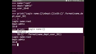 Multiline statements