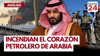🟠 HUTÍES ATACAN CON DRONES Y MISILES REFINERÍA DE ARAMCO: CRUDO ROZA LOS US$100 | #RADAR24