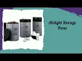 Vintage House Storage Jars - Tea Coffee Sugar Containers Airtight Stylish Durable Set of 3