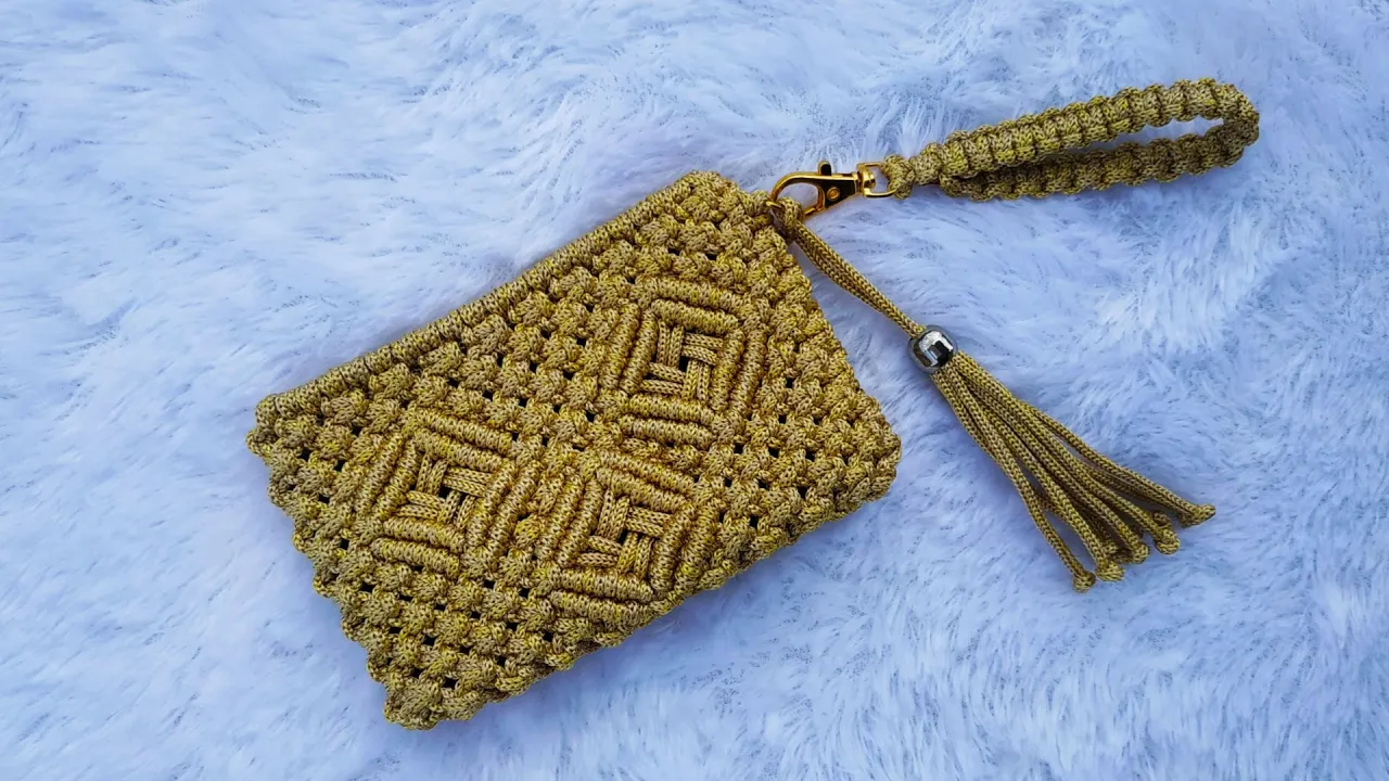 DIY Macrame Bag / Torebka ze sznurka. 