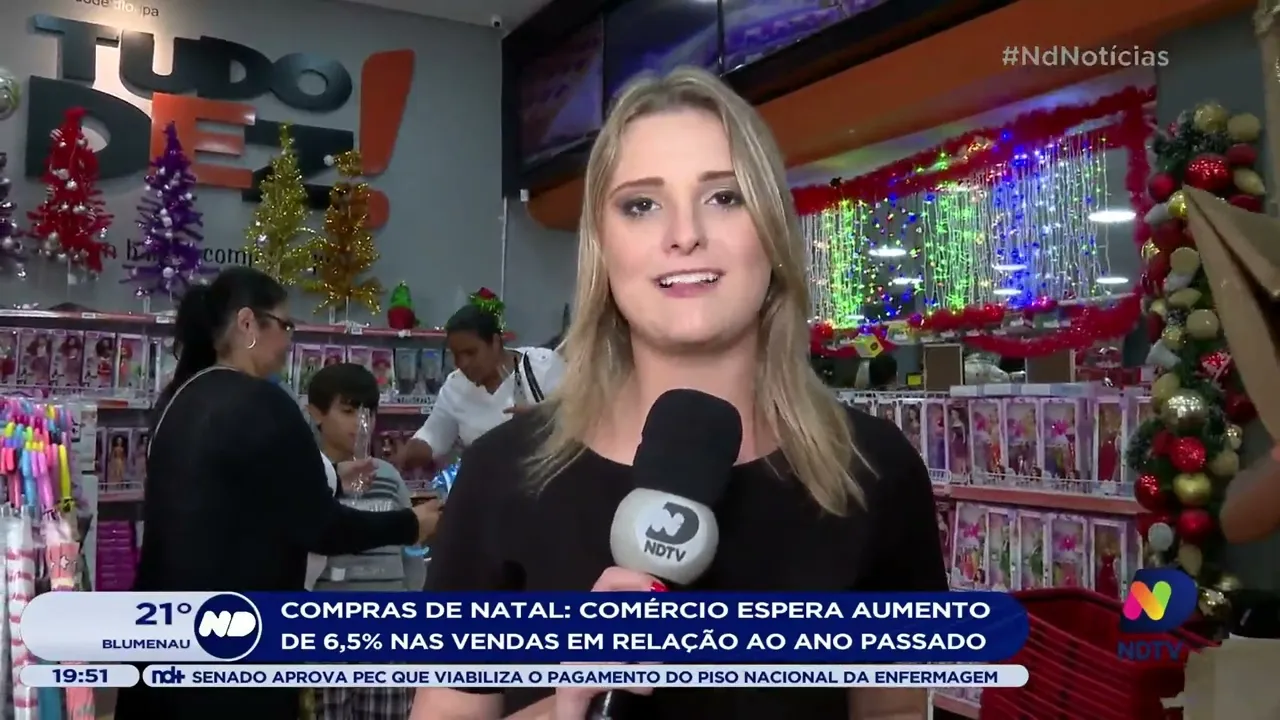 Compras de Natal: Comércio espera aumento de 6,5% nas vendas em relação ao ano passado