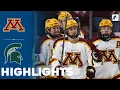 Minnesota vs Michigan State | NCAA College Hockey | Highlights - November 26, 2023