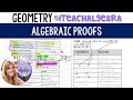 Geometry - Algebraic Proofs