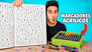 Coloreo el libro misterioso con los marcadores correctos 🖍️📖 Mystery Book