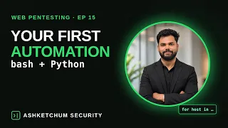 Your First Hacking Automation bash Python Scripts for Recon 2026