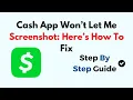 Cash App Won t Let Me Screenshot Here s How To Fix