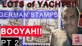 Awesome German Stamp Hoard Huge Auction lot with a heavy box full of classic German stamps