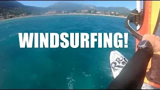 High wind windsurfing – with live commentary –  from Friday’s live stream