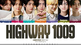 cd only enhypen highway 1009 narr ver lyrics highway 1009 color coded han rom eng