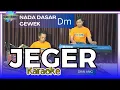 Jeger karaoke - Diana Sastra nada cewek Dm versi tarling bajidor